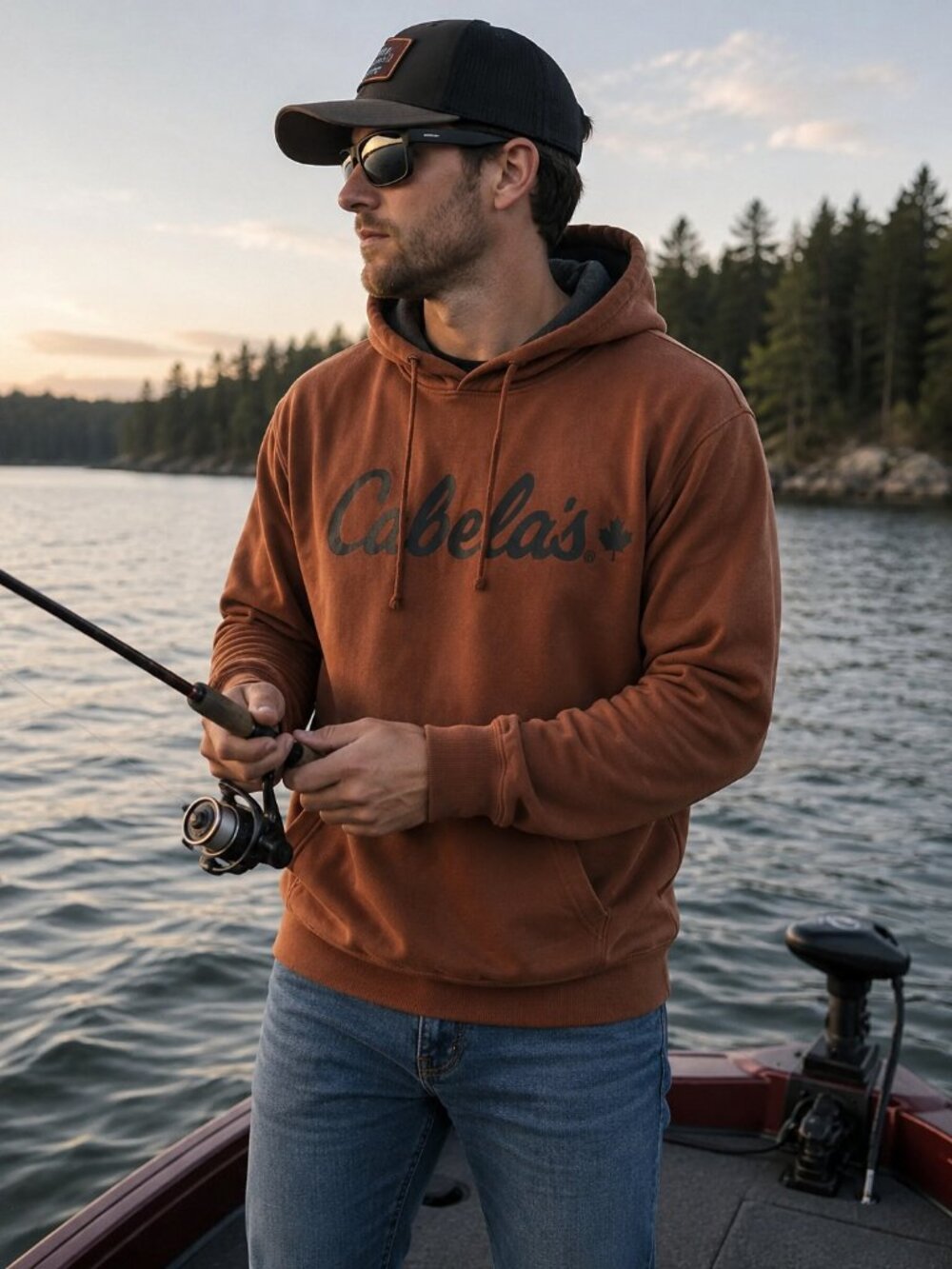 Mens Cabelas Hoodie - MEDIUM